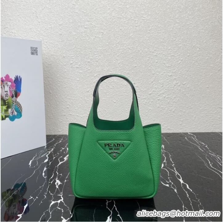 Buy Discount Prada Leather handbag 1BA349 Green