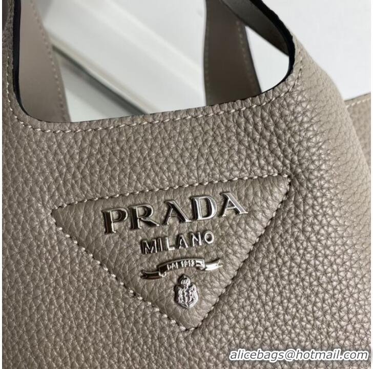 Top Quality Prada Leather handbag 1BA349 dark gray