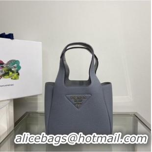 Reasonable Price Prada Leather handbag 1BA349 iron gray