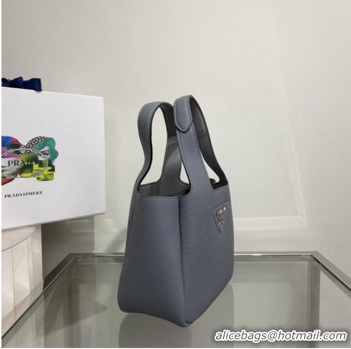 Reasonable Price Prada Leather handbag 1BA349 iron gray