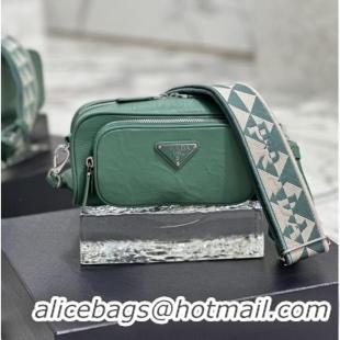 Reasonable Price Prada Leather shoulder bag 1BH98 green