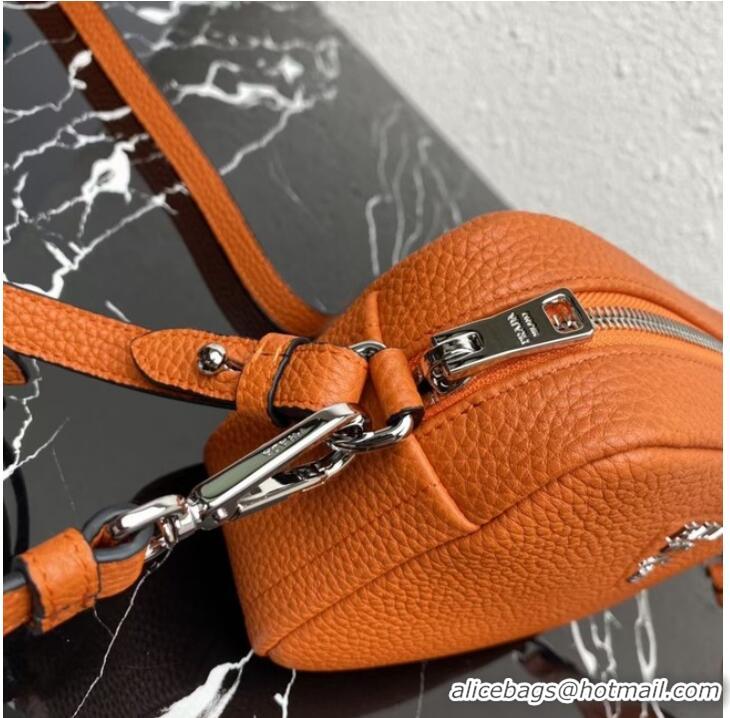 Most Popular Prada Leather shoulder bag 1BH192 orange