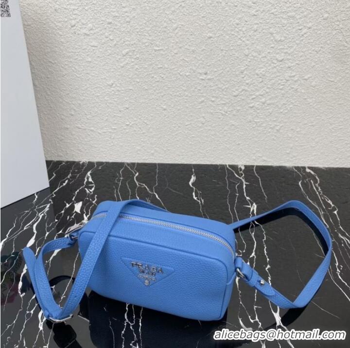 Affordable Price Prada Leather shoulder bag 1BH192 blue