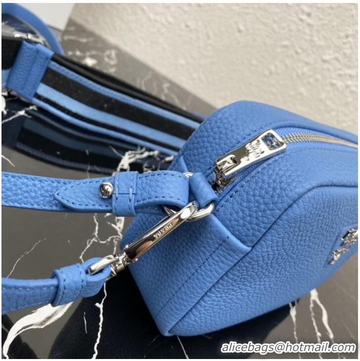 Affordable Price Prada Leather shoulder bag 1BH192 blue