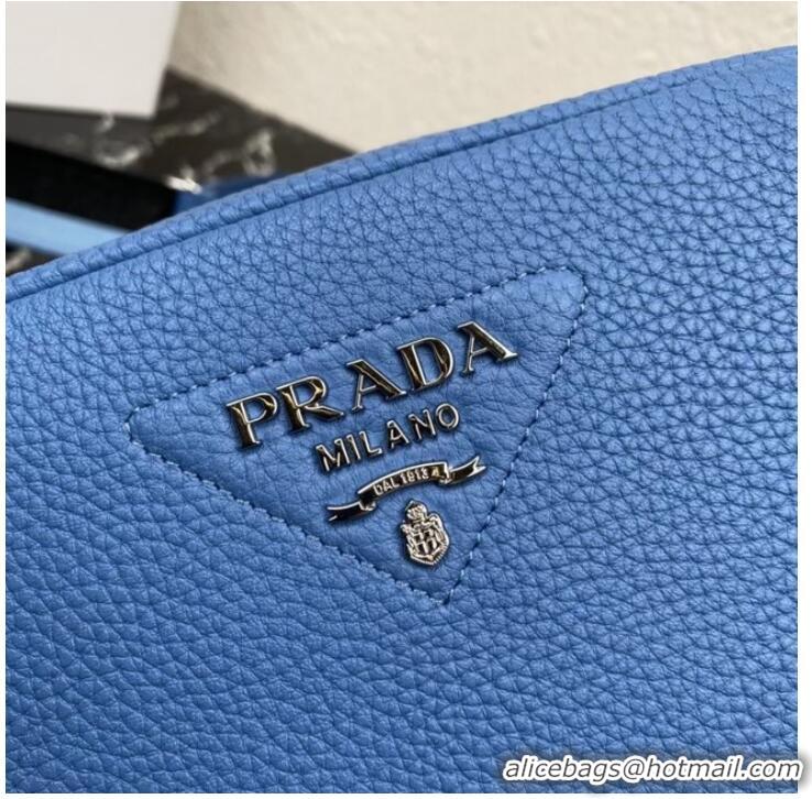 Affordable Price Prada Leather shoulder bag 1BH192 blue