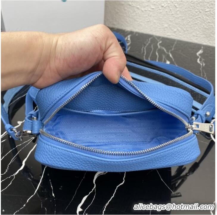 Affordable Price Prada Leather shoulder bag 1BH192 blue