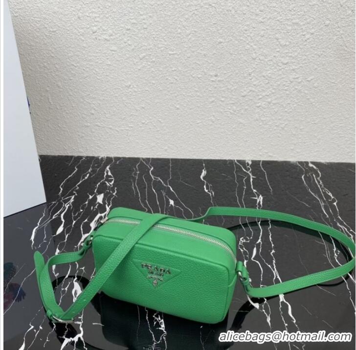 Grade Quality Prada Leather shoulder bag 1BH192 Green