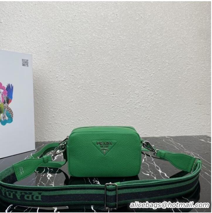 Grade Quality Prada Leather shoulder bag 1BH192 Green