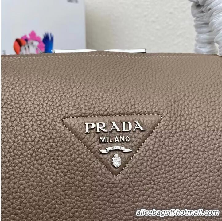 Promotional Cheap Prada Leather shoulder bag 1NC175 gray