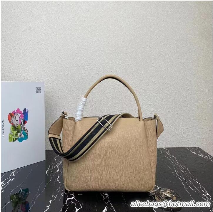 Reasonable Price Prada Leather shoulder bag 1NC175 Sand Beige