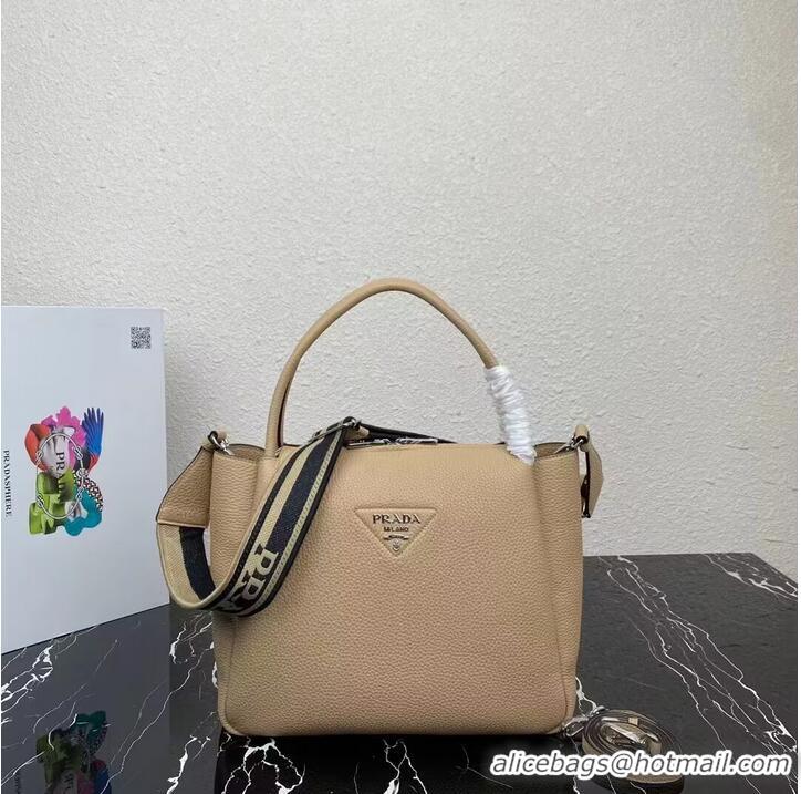 Reasonable Price Prada Leather shoulder bag 1NC175 Sand Beige