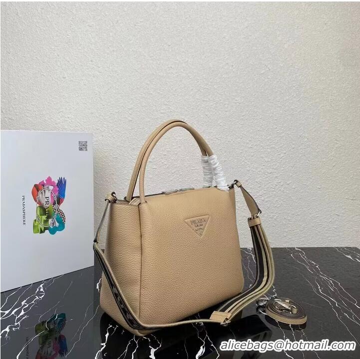 Reasonable Price Prada Leather shoulder bag 1NC175 Sand Beige