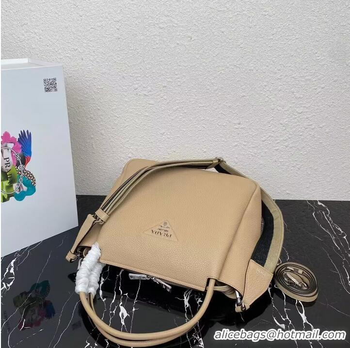 Reasonable Price Prada Leather shoulder bag 1NC175 Sand Beige