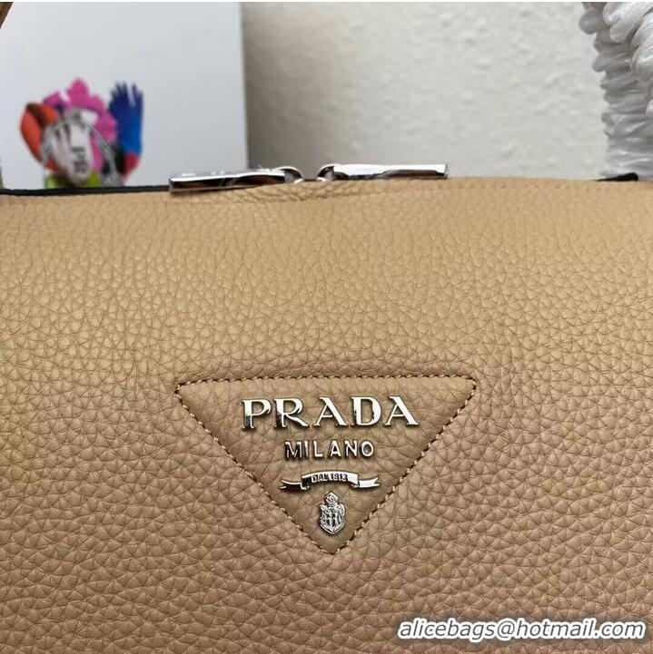 Reasonable Price Prada Leather shoulder bag 1NC175 Sand Beige