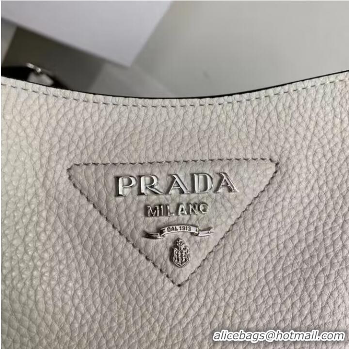 Affordable Price Prada Leather mini shoulder bag 1BH191 white