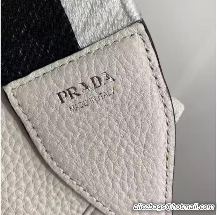 Affordable Price Prada Leather mini shoulder bag 1BH191 white