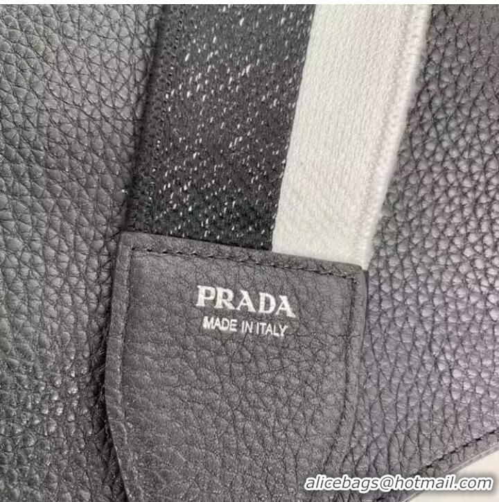 Top Design Prada Leather mini shoulder bag 1BH191 black