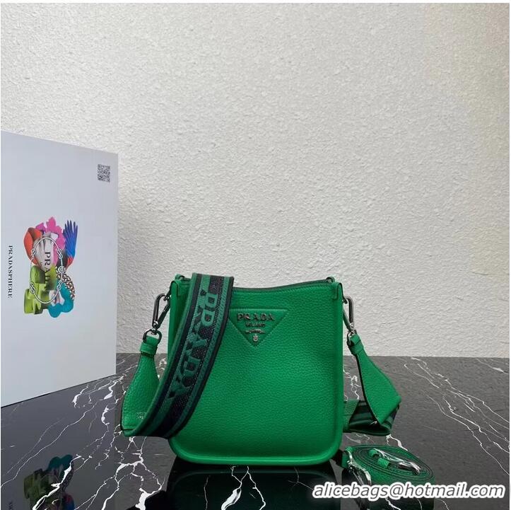 Super Quality Prada Leather mini shoulder bag 1BH191 Green