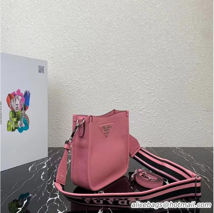 Grade Quality Prada Leather mini shoulder bag 1BH191 pink