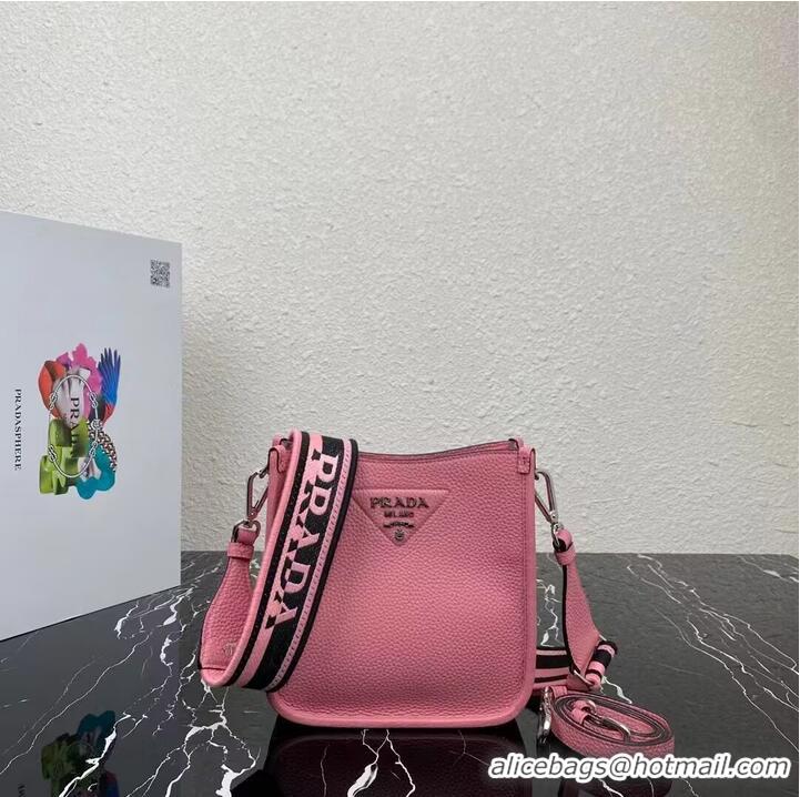 Grade Quality Prada Leather mini shoulder bag 1BH191 pink