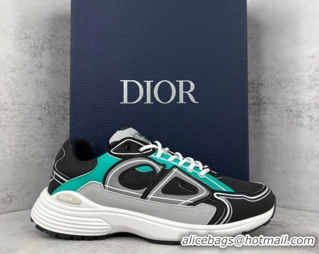 Good Product Dior B30 Sneakers in Mesh and Technical Fabric Green/Black/Grey 122932