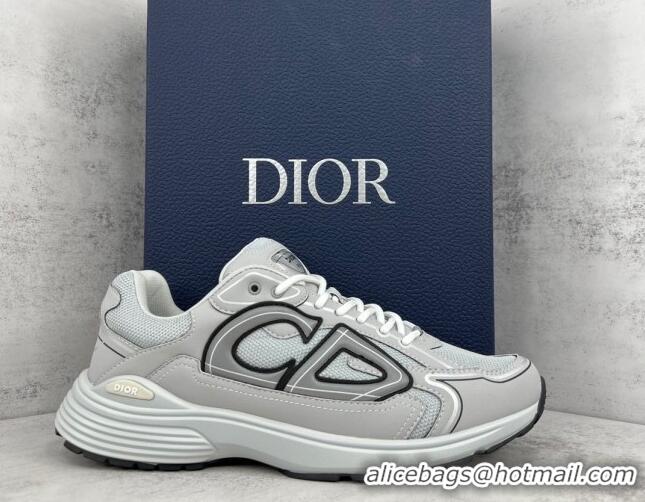 Unique Style Dior B30 Sneakers in Mesh and Technical Fabric Grey 122933