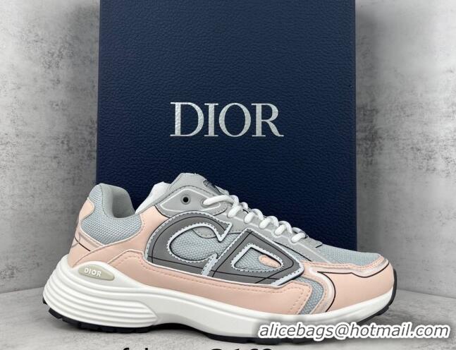 Pretty Style Dior B30 Sneakers in Mesh and Technical Fabric Pink/Grey 122934