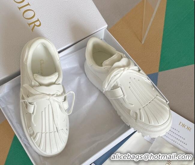 Grade Dior DIOR-ID Sneakers in Calfskin Leather White 122944