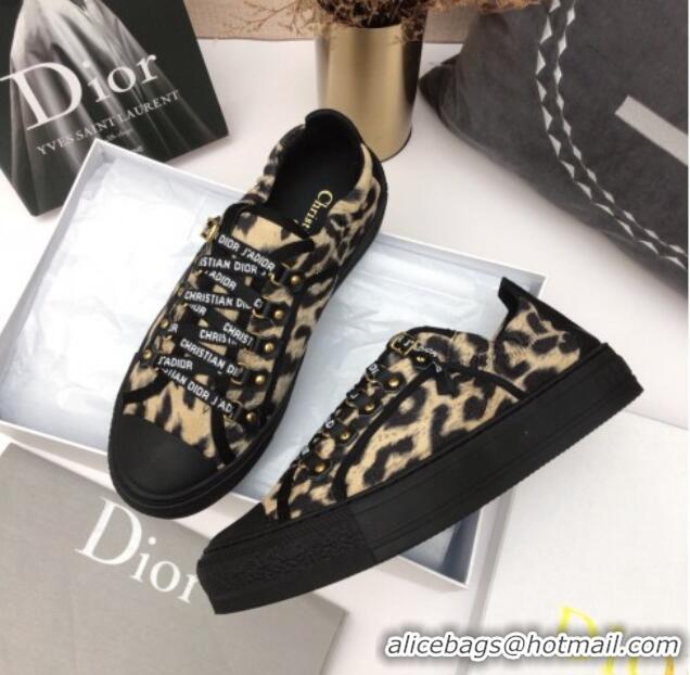 Shop Duplicate Dior Mizza Pattern Sneakers Beige 0213065