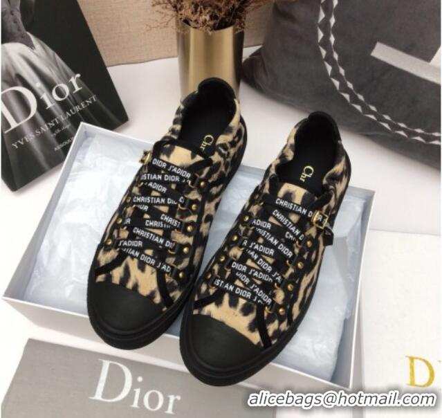 Shop Duplicate Dior Mizza Pattern Sneakers Beige 0213065