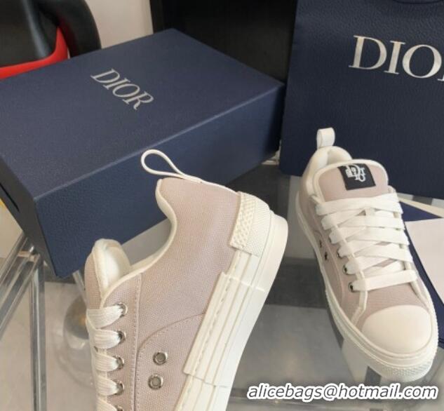 Best Price Dior BY ERL B23 Skater Sneakers in Cotton Canvas Light Grey 022819