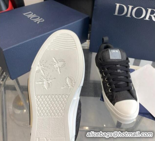 Purchase Dior BY ERL B23 Skater Sneakers in Black Oblique Embroidered Cotton 3022824