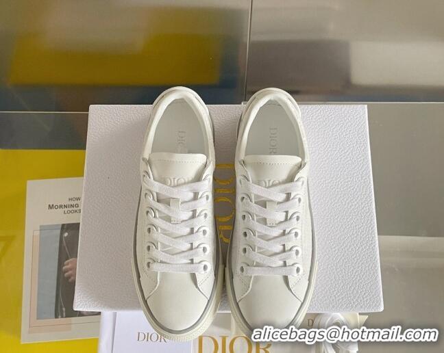 Good Product Dior Walk'n'Dior Sneakers in Oblique Cotton and Leather White 0321044