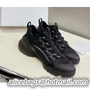 Best Price Dior D-Connect Sneakers in Black 2 Technical Fabric 0329012