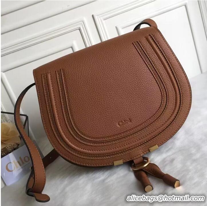 Good Taste Chloe Original Leather Shoulder Bag C63201 Brown