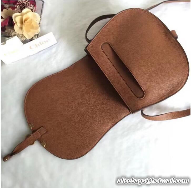 Good Taste Chloe Original Leather Shoulder Bag C63201 Brown