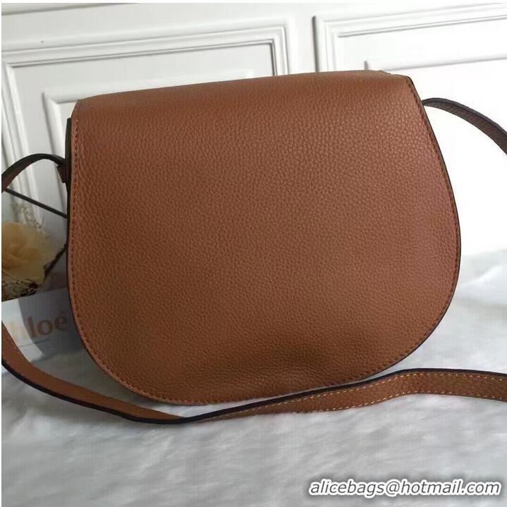 Good Taste Chloe Original Leather Shoulder Bag C63201 Brown