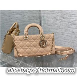 Good Looking MEDIUM LADY D-JOY BAG Patent Cannage Calfskin M0540ON PINK