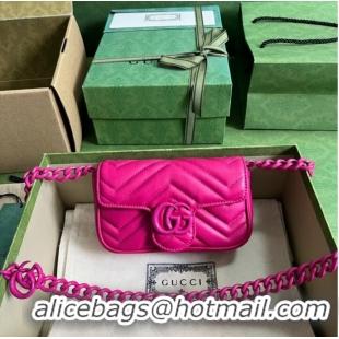 Good Product Gucci GG Marmont belt bag 699757 plum