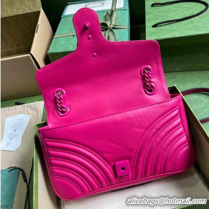 Reasonable Price Gucci GG MARMONT MATELASSE SHOULDER BAG 447632 plum