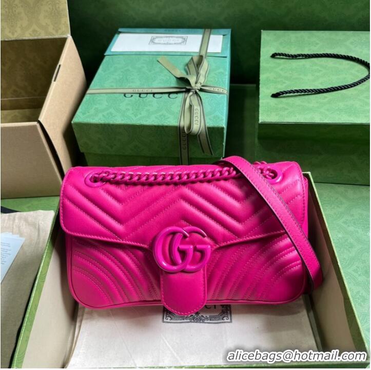 Reasonable Price Gucci GG MARMONT MATELASSE SHOULDER BAG 447632 plum