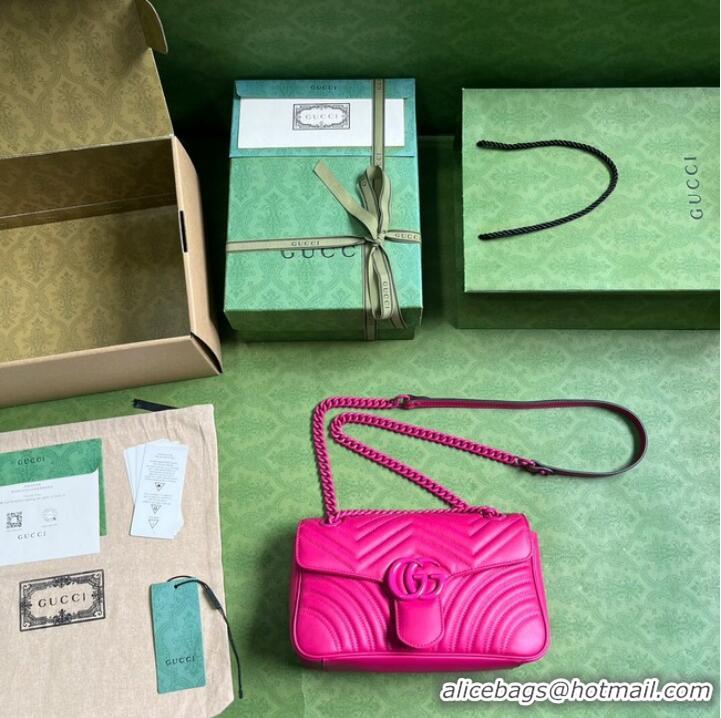 Reasonable Price Gucci GG MARMONT MATELASSE SHOULDER BAG 447632 plum