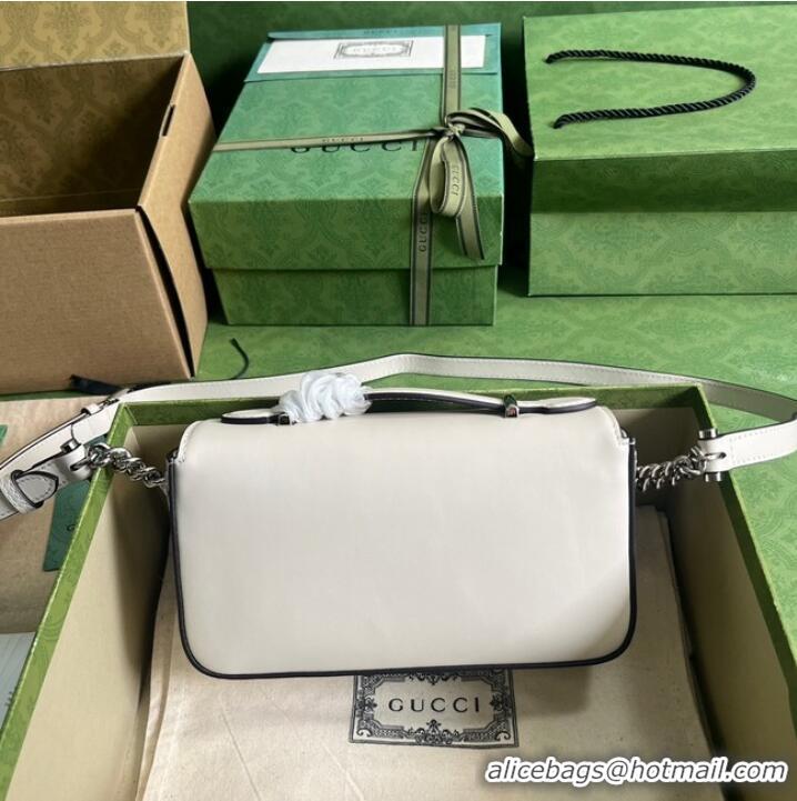 Buy Inexpensive Gucci PETITE GG MINI SHOULDER BAG 739722 white