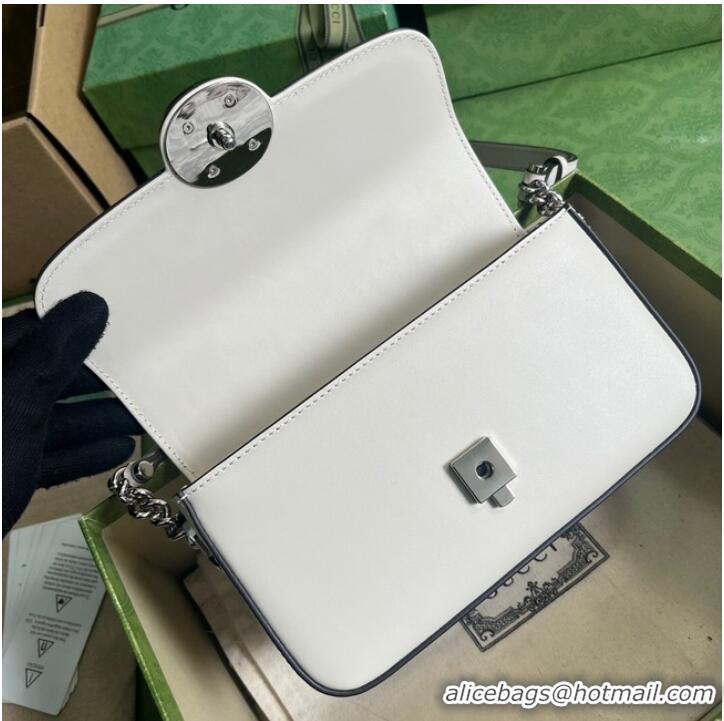 Buy Inexpensive Gucci PETITE GG MINI SHOULDER BAG 739722 white