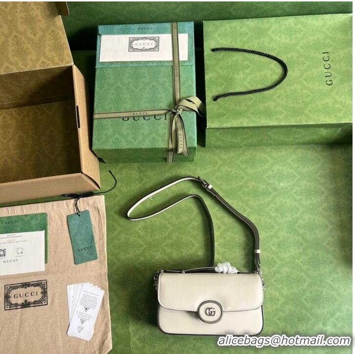 Buy Inexpensive Gucci PETITE GG MINI SHOULDER BAG 739722 white