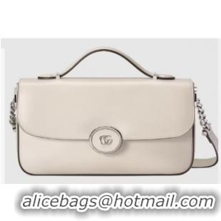 Top Grade Gucci PETITE GG SMALL SHOULDER BAG 739721 white