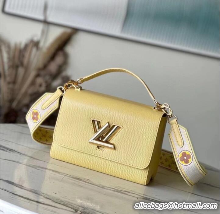 Reasonable Price Louis Vuitton Epi Leather Twist PM M22515 Yellow