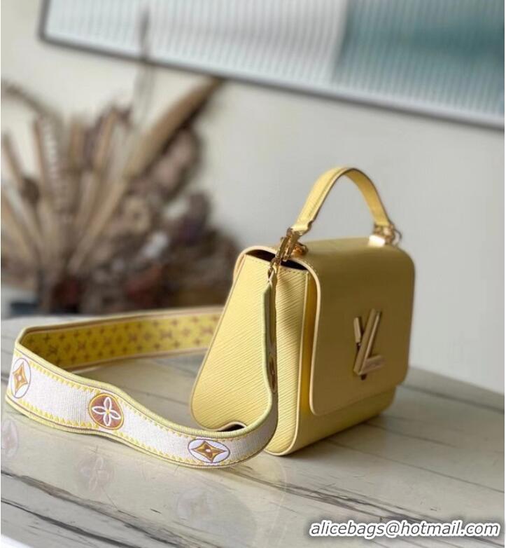 Reasonable Price Louis Vuitton Epi Leather Twist PM M22515 Yellow