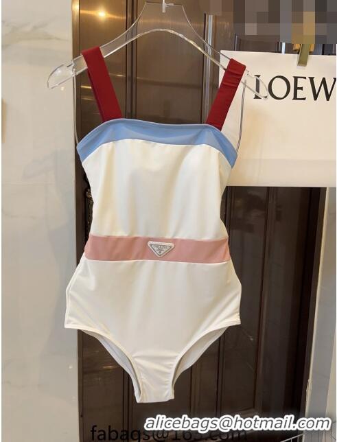 ​Trendy Design Prada Swimwear 051001 White/Multicolor 2023