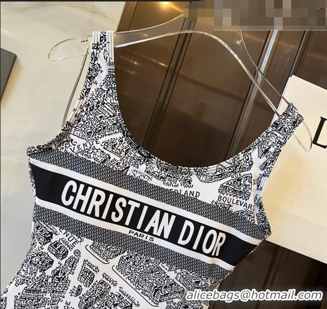 ​Hot Sell Cheap Dior Plan de Paris Swimwear 0510 Black/White 2023